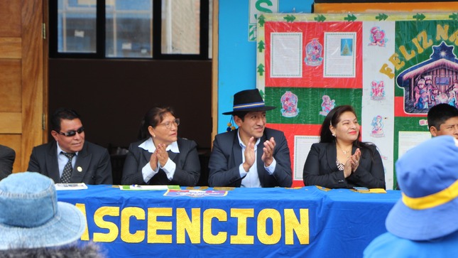 Nota de prensa sobre la participación del alcalde Oscar Ramirez en la ceremonia de inicio del año escolar 2025