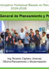 Vista preliminar de documento I TALLER DE CAPACITACION DE AGENTES PARTICIPANTES PRESUPUESTO PARTICIPATIVO MULTIANUAL BASADO EN RESULTADOS 2026-2028