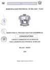 Vista preliminar de documento BASES PARA EL PROCESO CAS Nº 002-2025-MPM/CAS