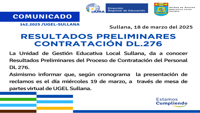 Comunicado N°146-2025