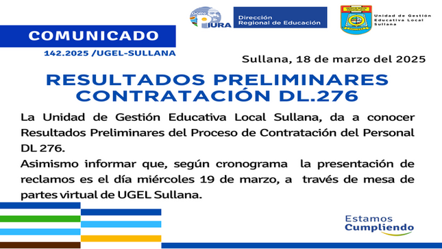 Comunicado N°146-2025