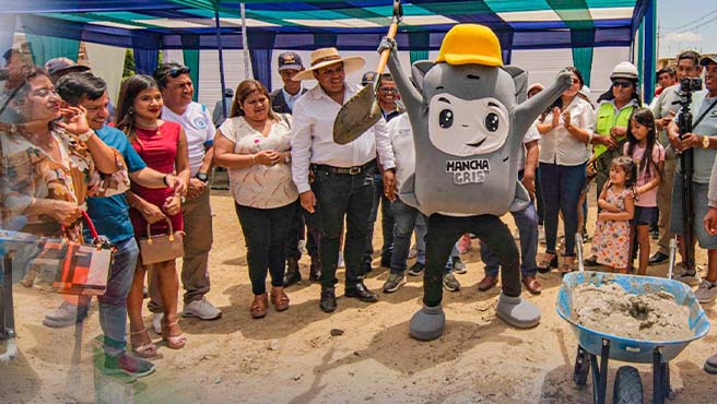 La mancha gris llegó al A.H LOS JARDINES