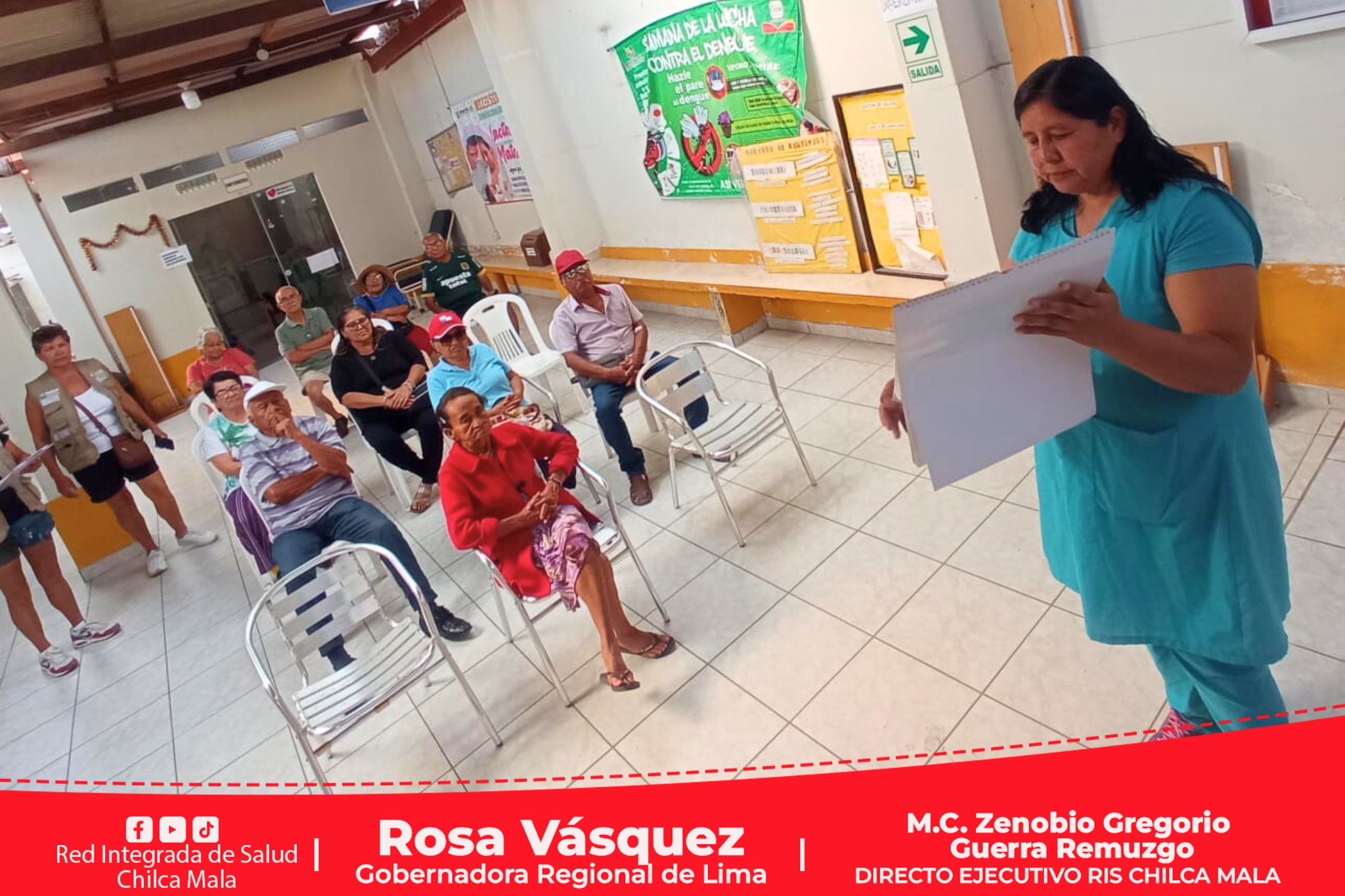 RIS Chilca Mala: Adultos mayores de Salinas accedieron a diversos servicios médicos en campaña de salud