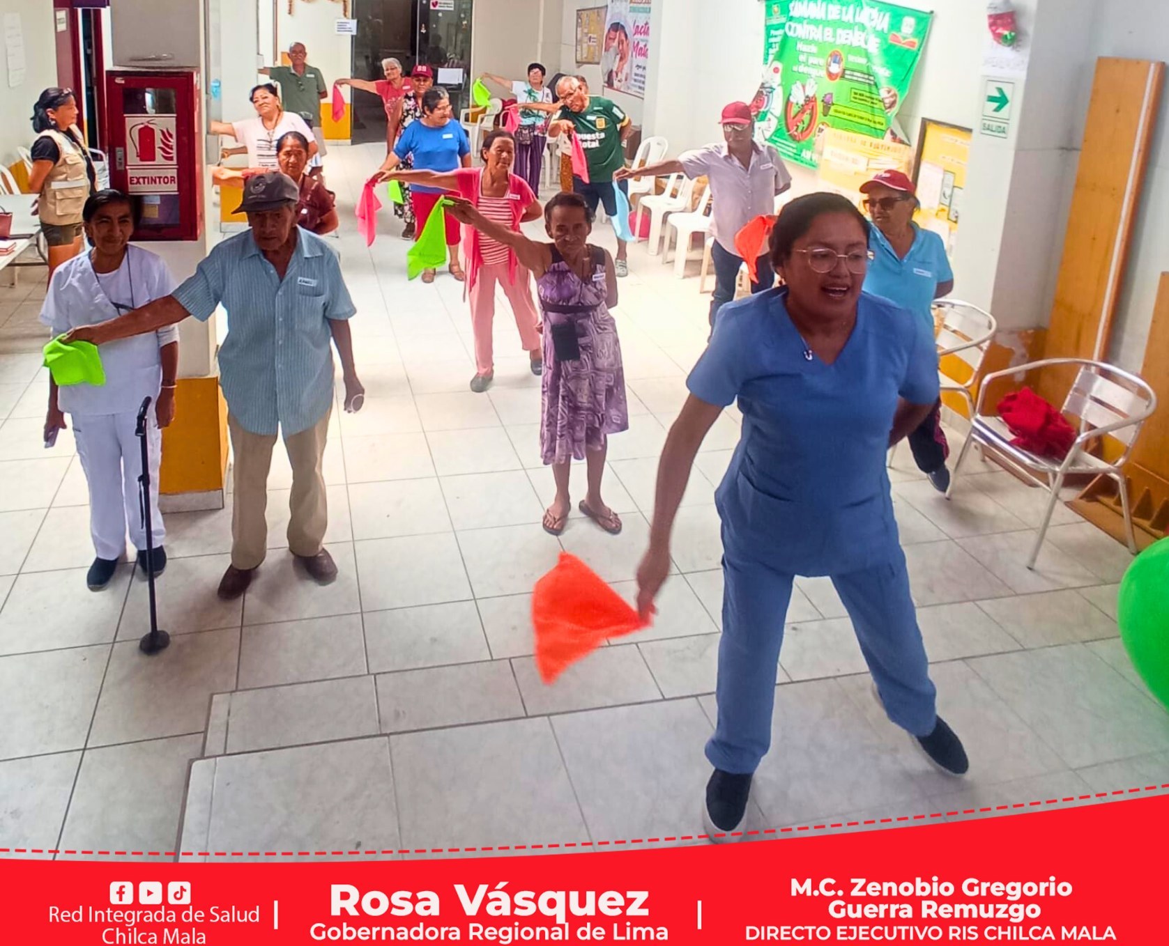 RIS Chilca Mala: Adultos mayores de Salinas accedieron a diversos servicios médicos en campaña de salud