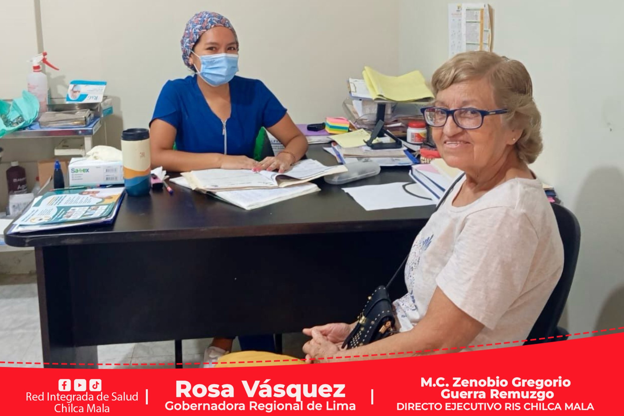 RIS Chilca Mala: Adultos mayores de Salinas accedieron a diversos servicios médicos en campaña de salud