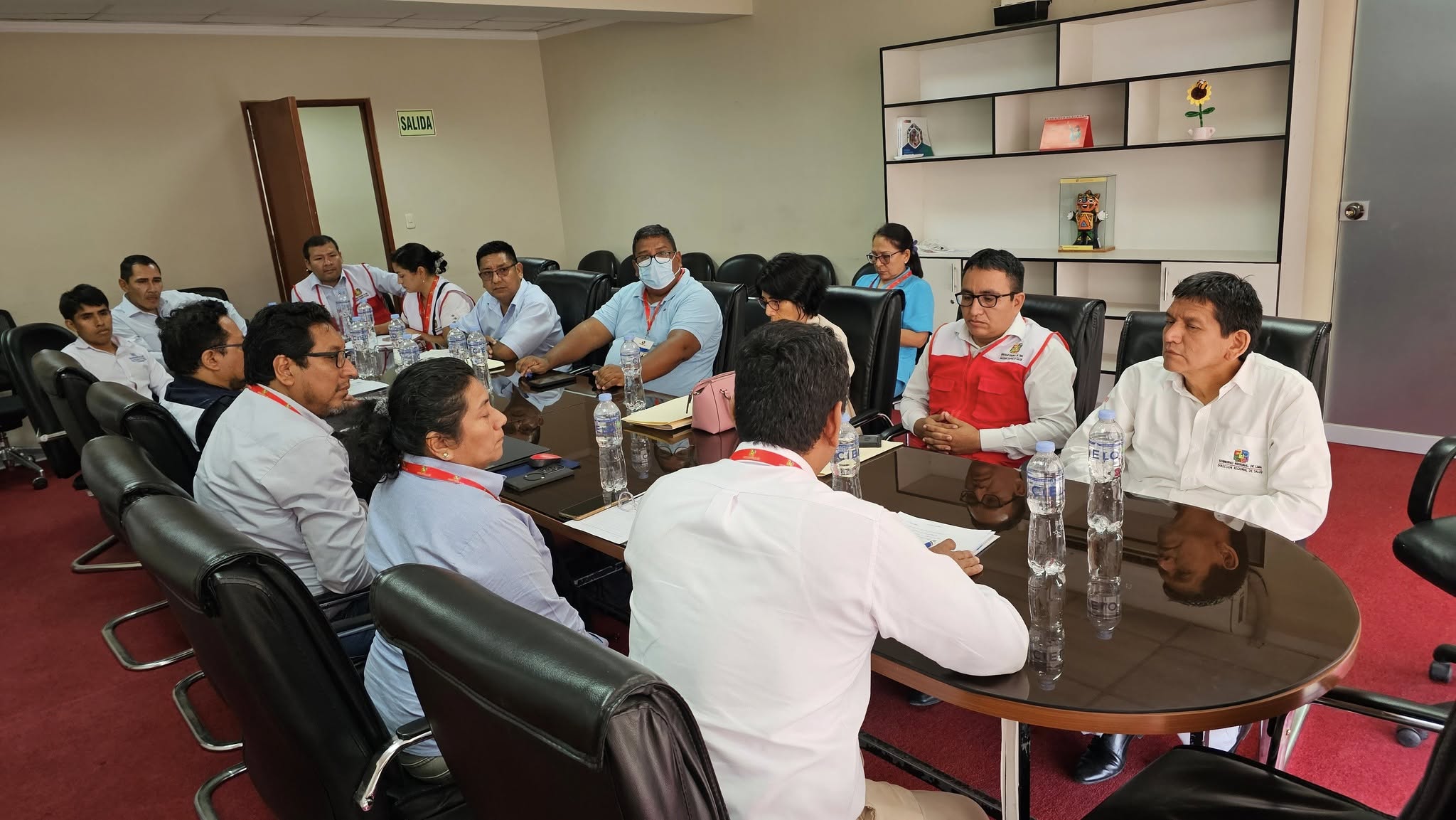 Director General de Diresa Lima participó en mesa técnica de trabajo convocado por el Gobierno Regional