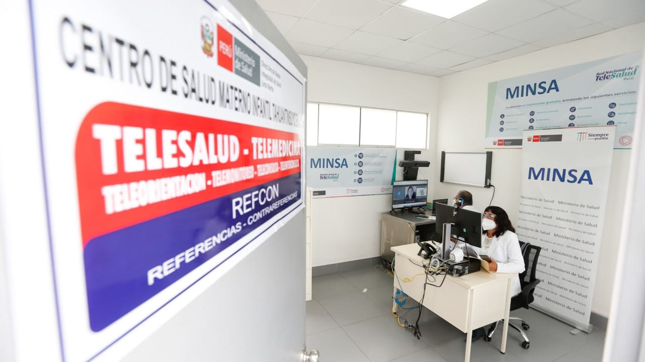 Atención médica a distancia.