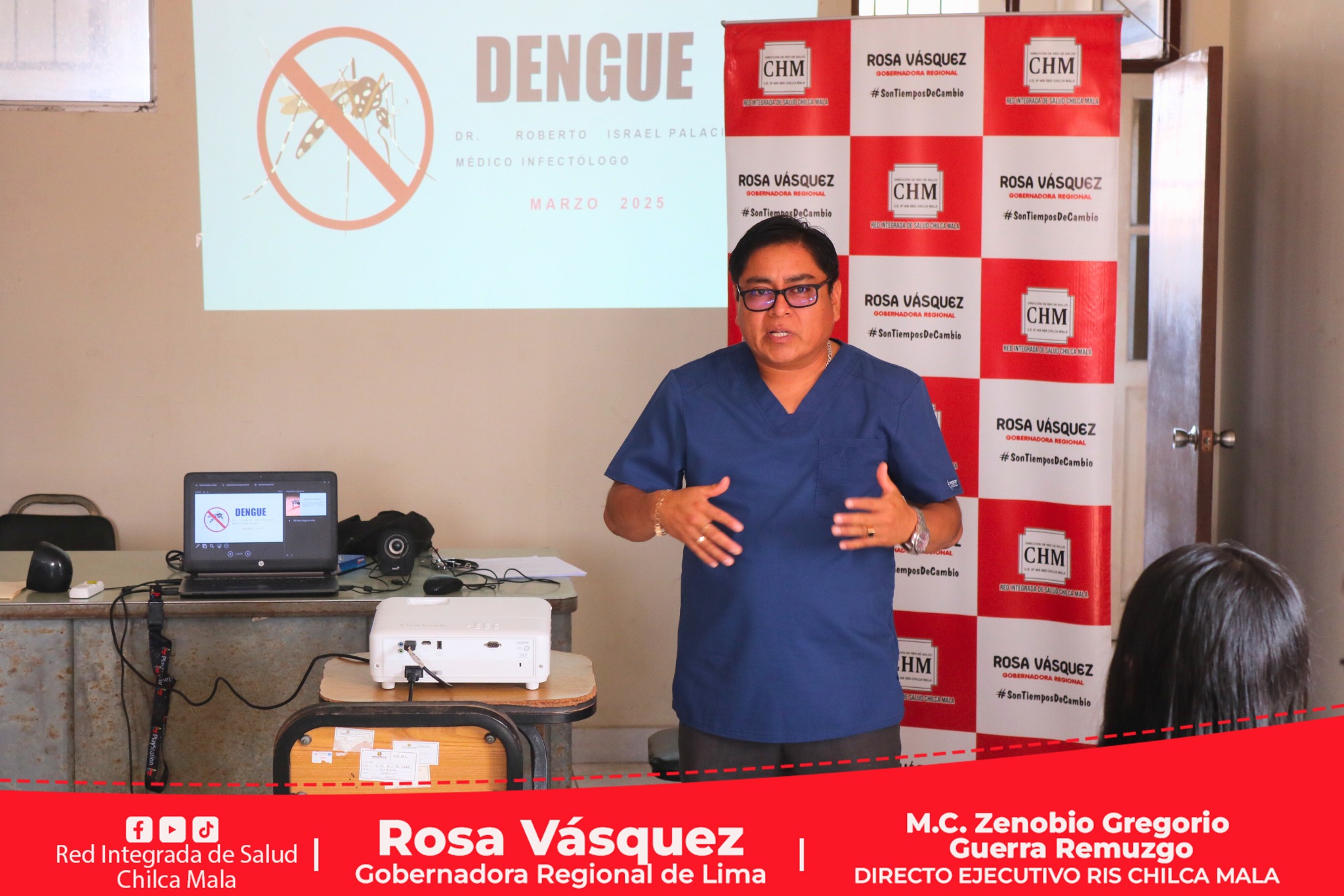 RIS Chilca Mala: Capacitan a personal de salud en Manejo Clínico en Pacientes con Dengue y Leishmaniasis