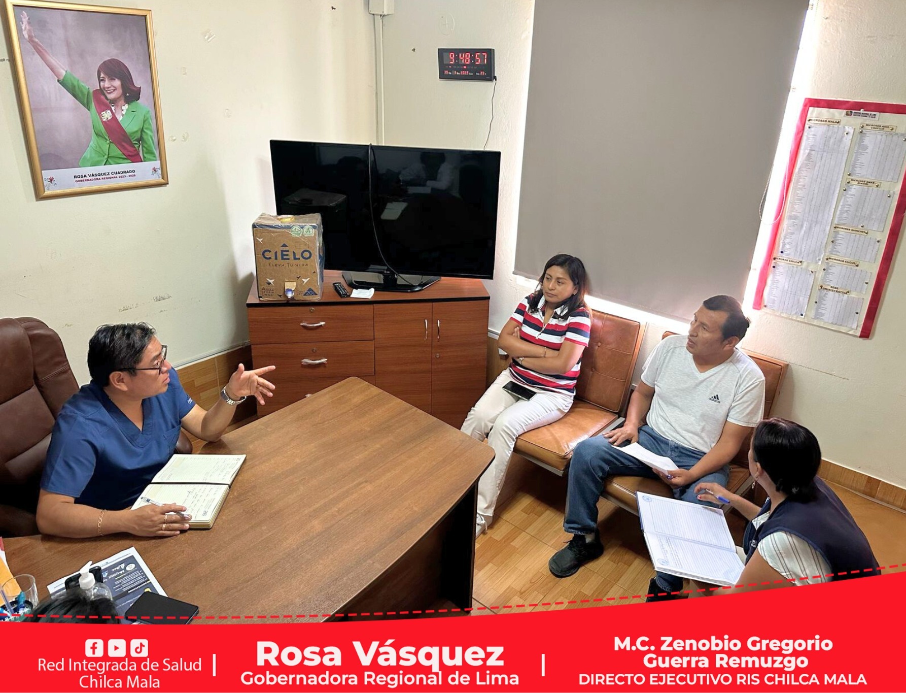 Director Ejecutivo se reúne con Comité de Seguridad y Salud en el trabajo de la RIS Chilca Mala