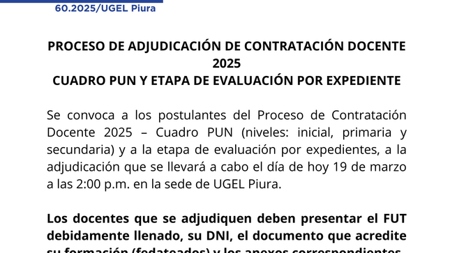 Comunicado