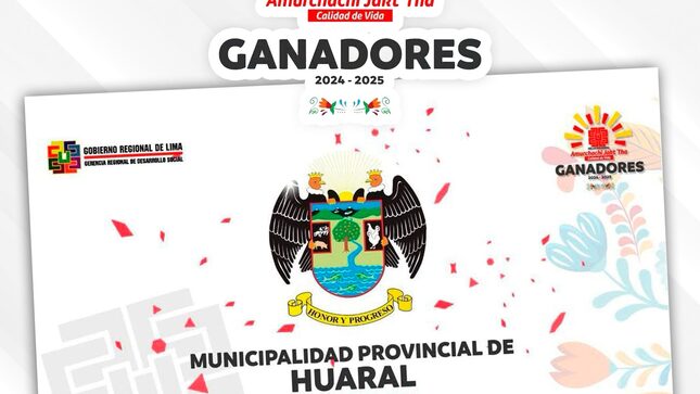 ¡Huaral gana el Sello Regional "Amurchachi Jakt´Tha" en su primera edición!