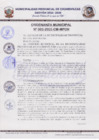 Vista preliminar de documento ORDENANZA MUNICIPAL N° 003-2025-CM-PMCH