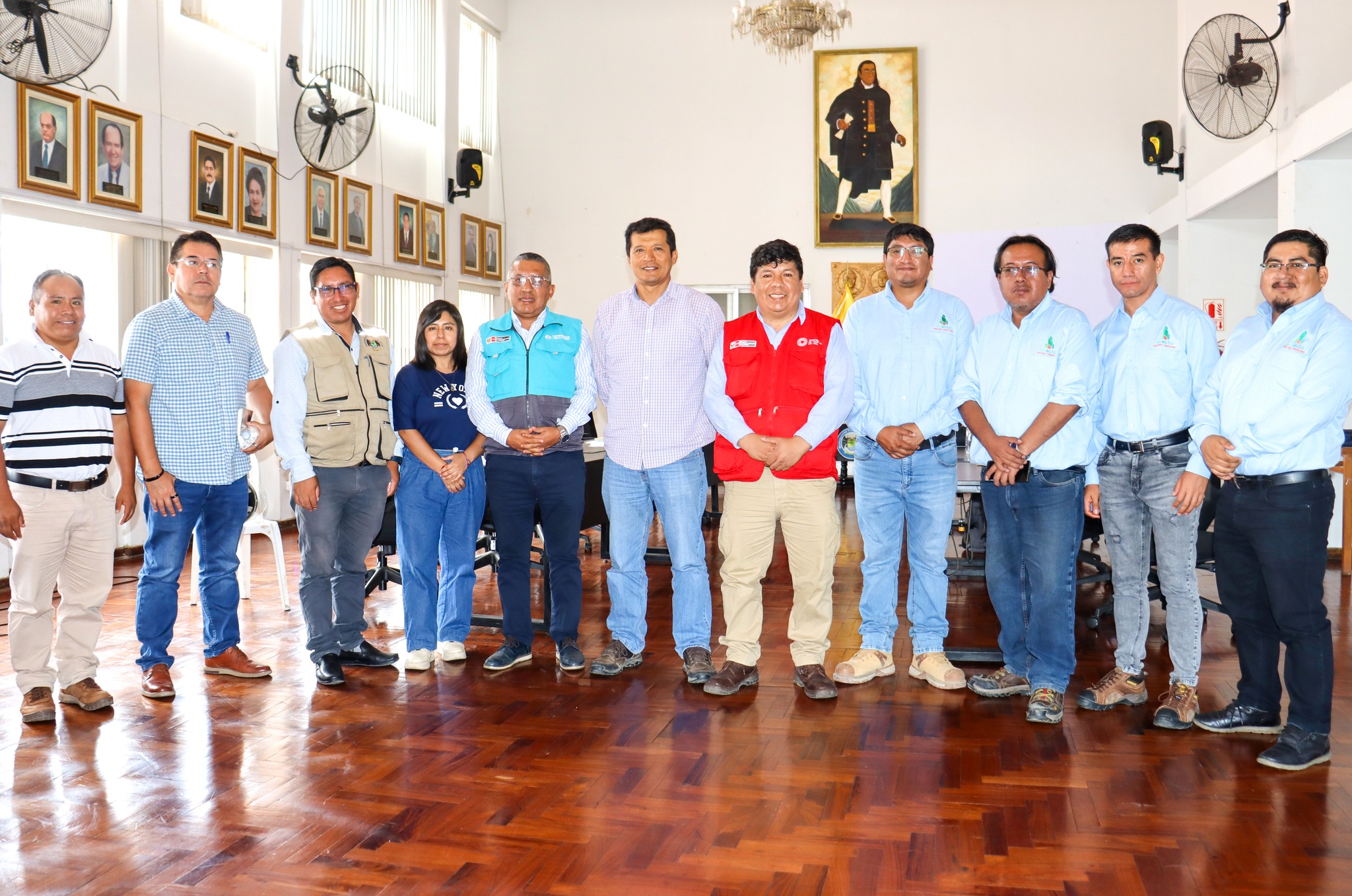 Alcalde Fernando Cárdenas preside mesa de trabajo para la elaboración del expediente técnico de la Planta de Tratamiento de Aguas Residuales