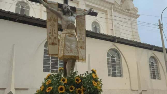 Homenaje al señor de la agonía, patrono de Sullana