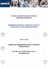 Vista preliminar de documento NAI-023/OTI/UIST/001 "Administración del centro de datos y cuartos de telecomunicaciones”, primera versión
