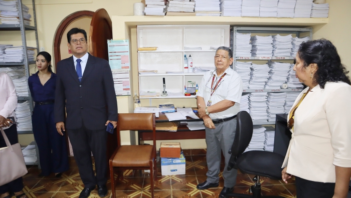 Supervisan funcionamiento de los juzgados de la provincia de Sechura