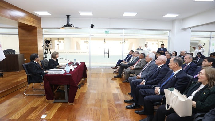 Tribunal Constitucional y la Universidad de San Martín de Porres suscribieron convenio marco de cooperación interinstitucional