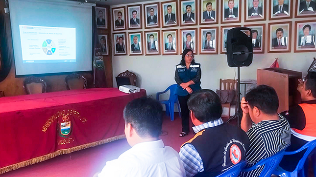 Cenepred asesora a los equipos técnicos de las  municipalidades de Huaura y Huaral en la elaboración de sus planes de prevención