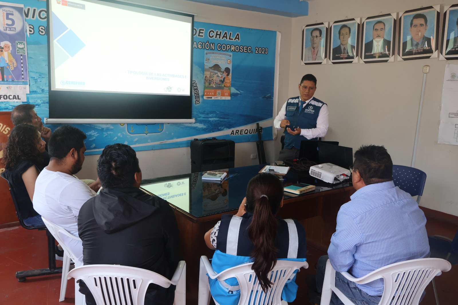 Gracias al apoyo del Cenepred, se logró la elaboración, validación y aprobación del Programa Anual de Actividades (PAA) para el GTGRD de las municipalidades distritales de Atico y Chala