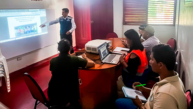 Las Municipalidades Distritales de Constitución, Palcazú, Villa Rica y Puerto Bermúdez, en la provincia de Oxapampa, fortalecieron sus capacidades en Gestión del Riesgo de Desastres (GRD) con el asesoramiento del Cenepred.
