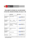 Vista preliminar de documento Reglamento Interno de los Servidores Civiles del SIS 2025