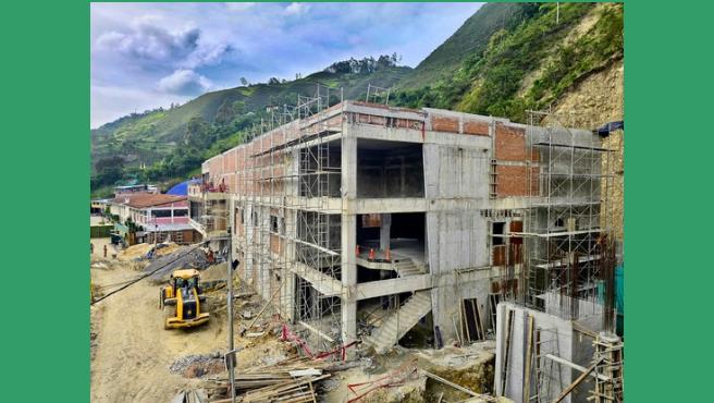 Cajamarca: construcción del Centro de Salud La Ramada superó el 35 % de avance