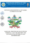 Vista preliminar de documento BASES DEL PROCESO DE SELECCION DE PERSONAL CAS Nº 02-2025-MDT