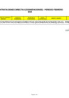 Vista preliminar de documento CONTRATACIONES DIRECTAS FEBRERO 2025 - SUNARP ZONA REGISTRAL N° IV