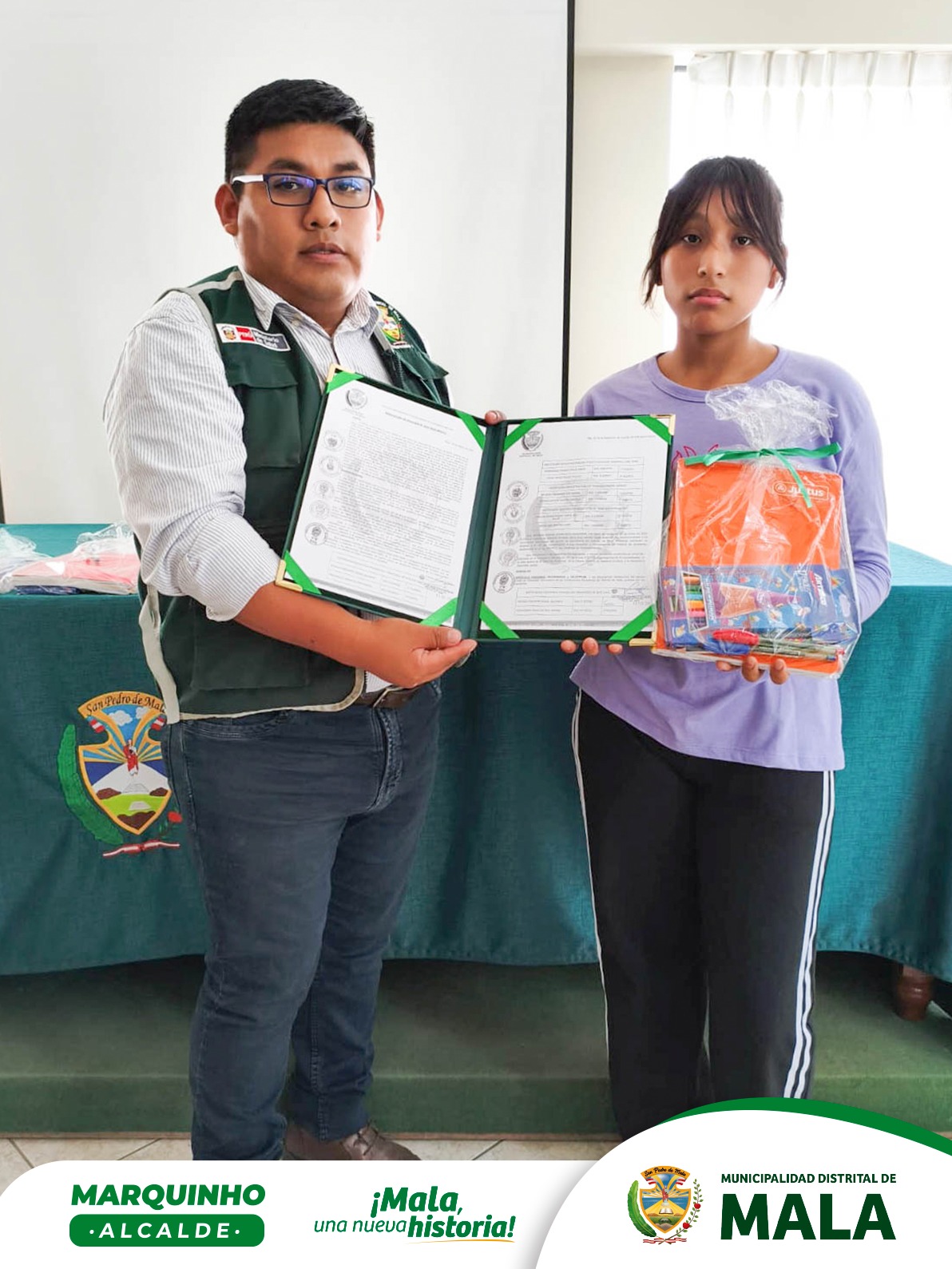 Reconocimiento a Alumnos del 5to de Secundaria del Distrito de Mala - 2024