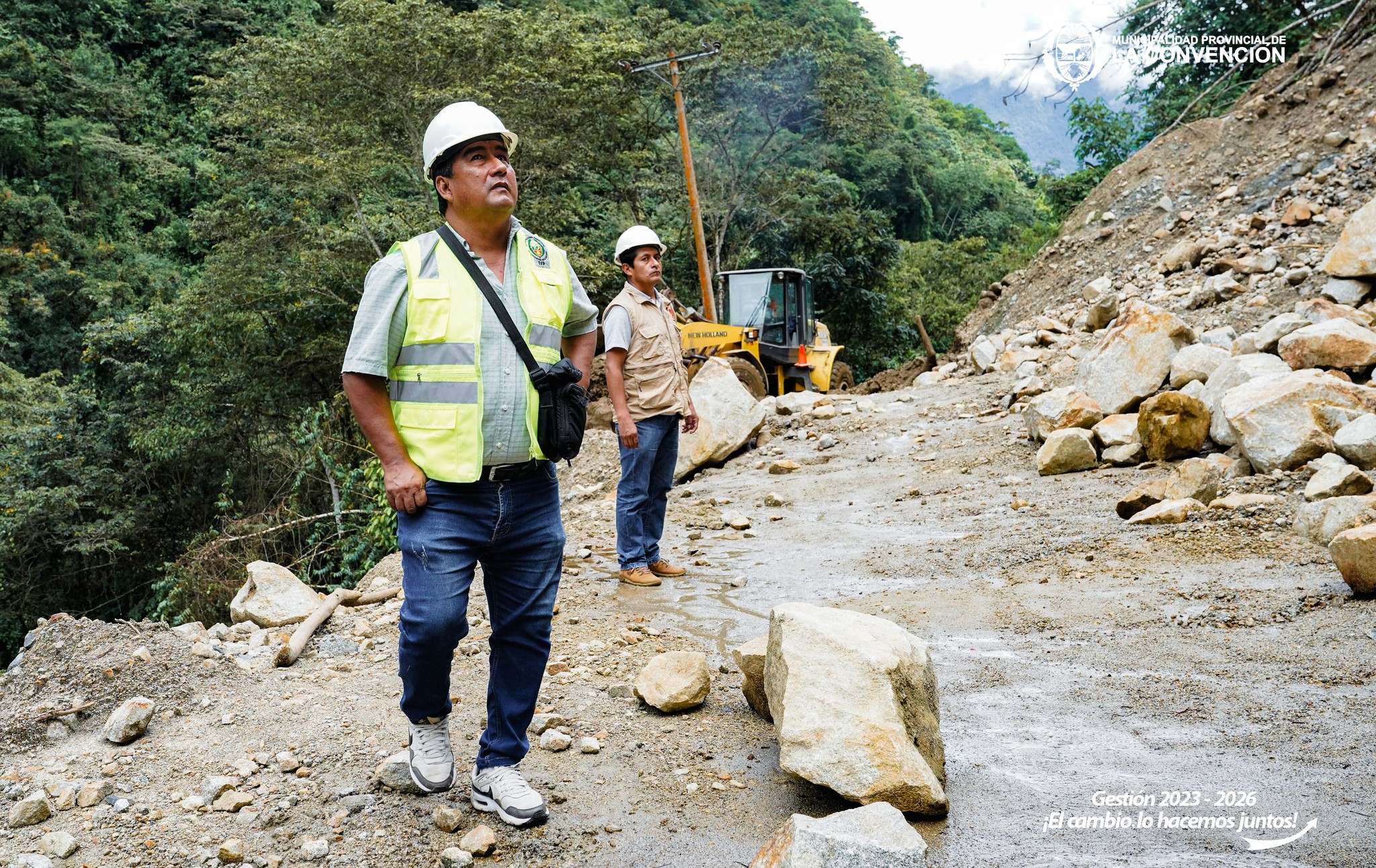 Instituto Vial Provincial garantiza el mantenimiento de vías en el sector de Poromate - Santa Ana