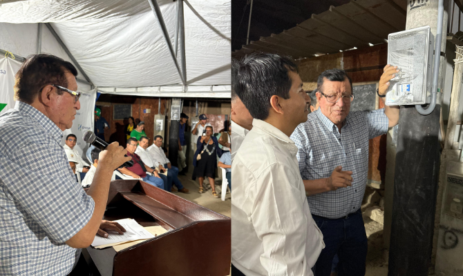 Enosa inaugura proyecto de electrificación en Upis 13 de noviembre, beneficiando a más de 2,000 pobladores