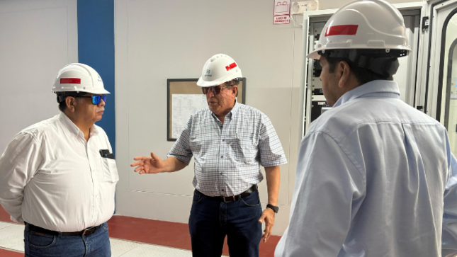 Presidente del directorio de Distriluz realizó visita técnica a la subestación de transformación Catacaos