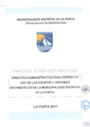 Vista preliminar de documento Directiva Nº010-2017-MDLP/OGA