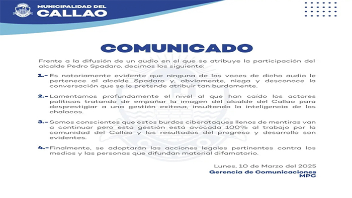 comunicado