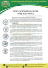 Vista preliminar de documento Resolución de Alcaldía 032-2025