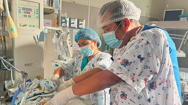 Hospital de Chancay salva la vida de un bebé prematuro con complicaciones