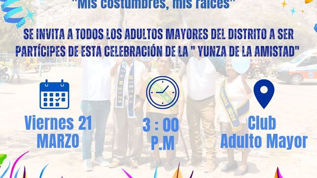 Foto Invitación a la Yunza de la amistad