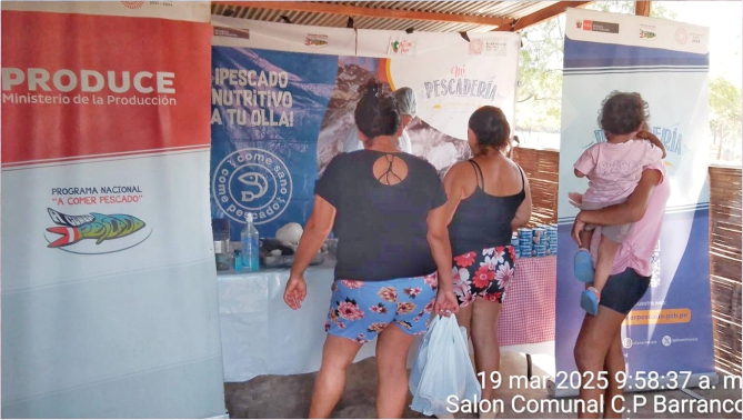 Foto Venta de pescado fresco y económico llega al caserío de Barrancos