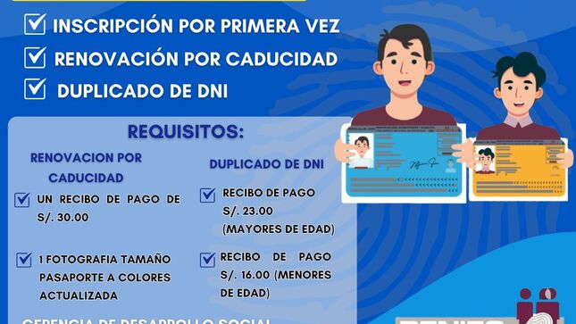 Foto Atención Campaña de tramite de DNI en Canoas de Punta Sal