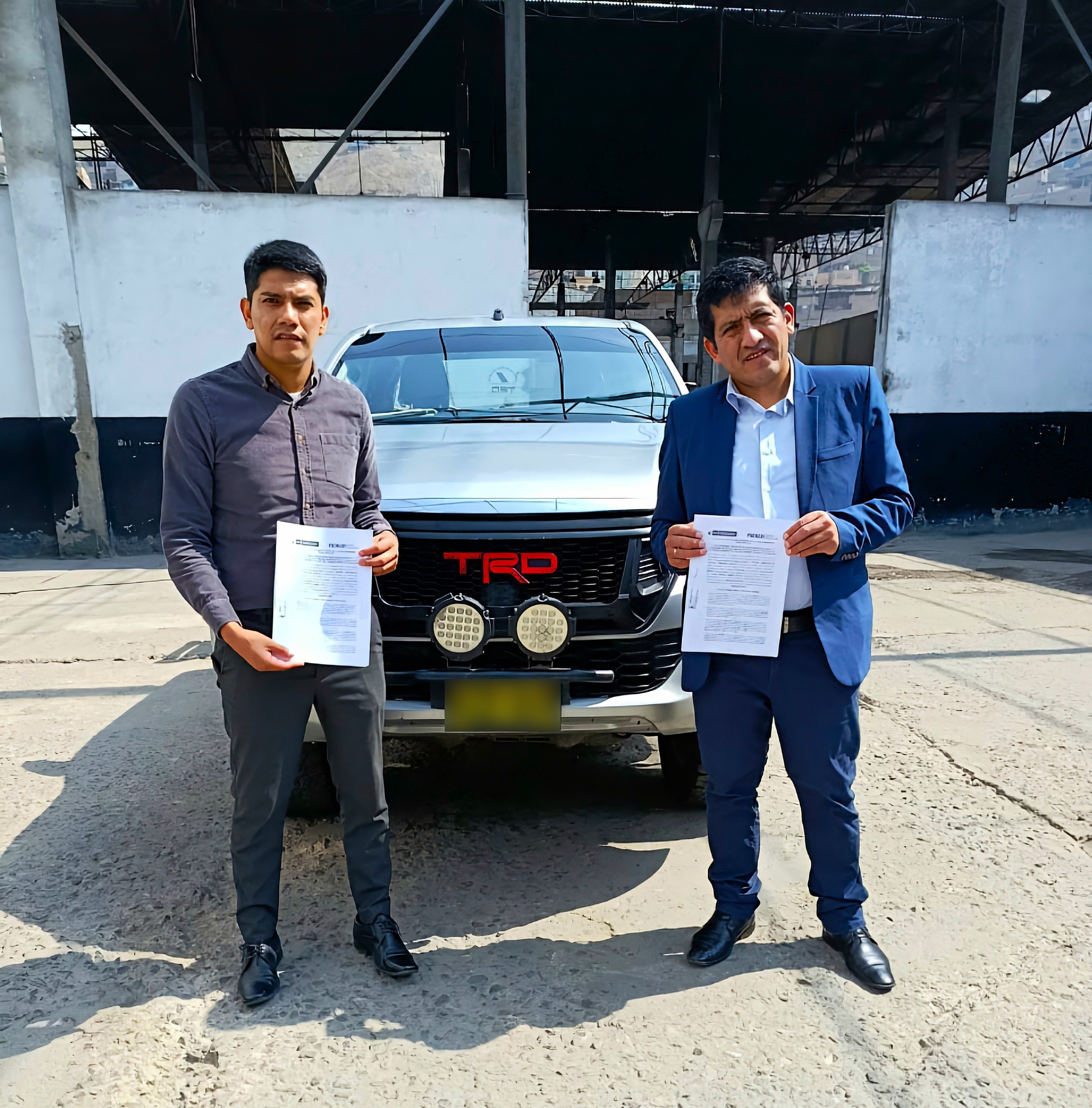 Nota de prensa sobre la gestión y donación de camioneta una pick-up 4x4 para la Municipalidad Distrital de Ascensión.
