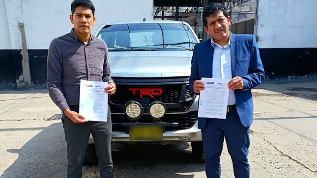 Nota de prensa sobre la gestión y donación de camioneta una pick-up 4x4 para la Municipalidad Distrital de Ascensión.
