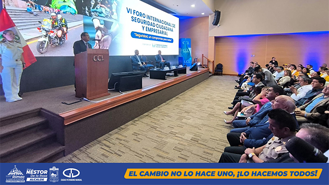 ¡ VI Foro Internacional de Seguridad Ciudadana y Empresarial para Fortalecer las Estrategias y Prevención !