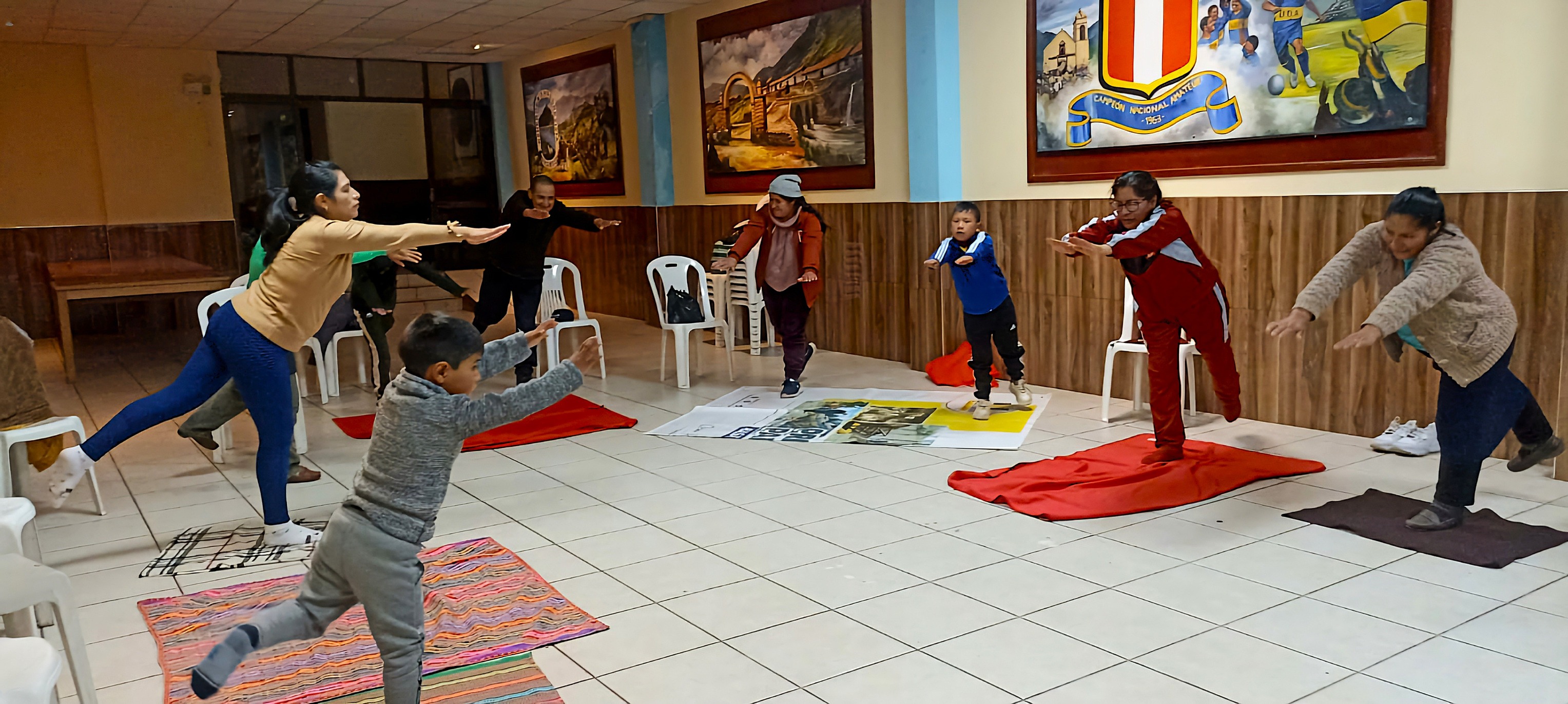 Nota de prensa sobre los talleres de yoga organizados por la Municipalidad Distrital de Ascensión