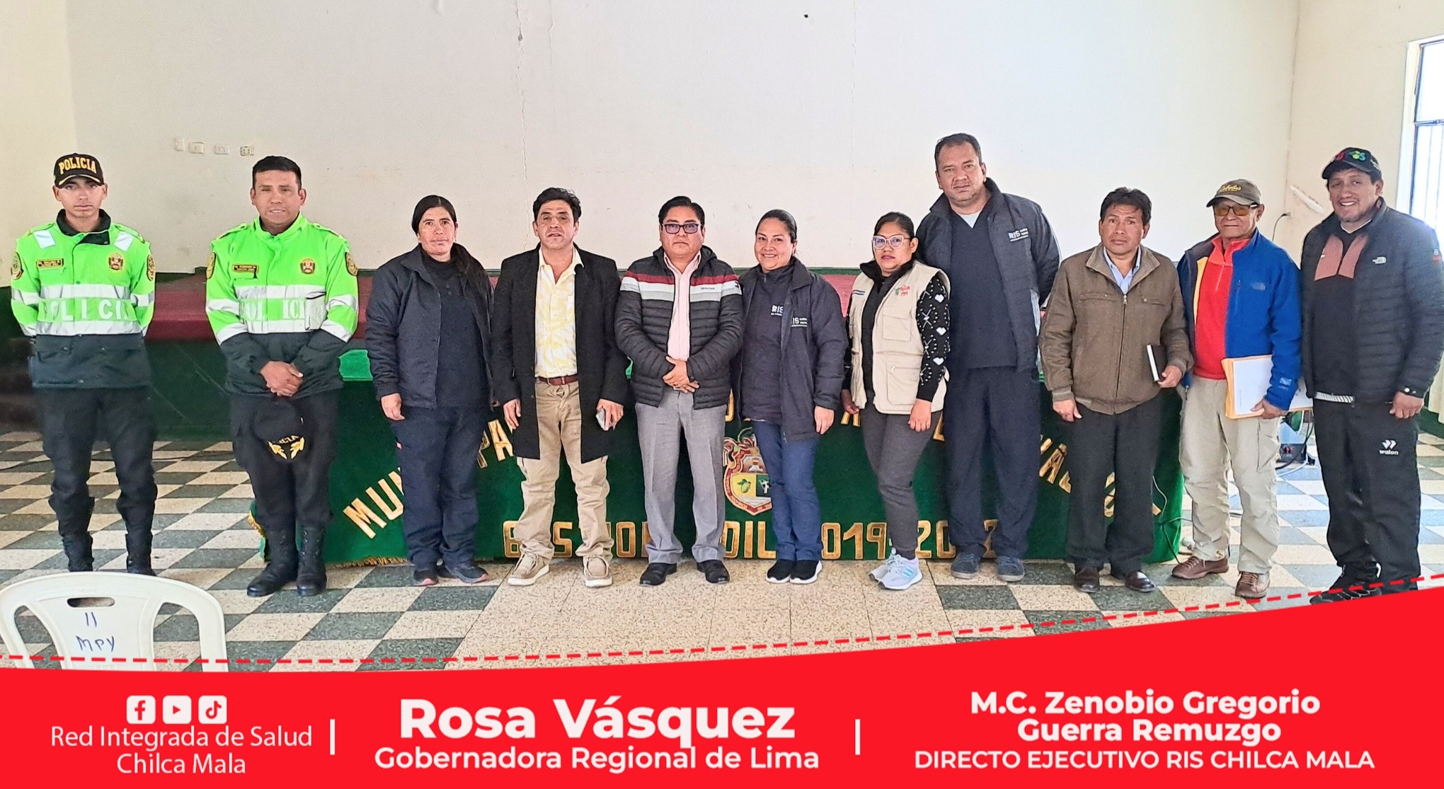 RIS Chilca Mala participa en reunión del Comité Provincial de Salud, en la Provincia de Yauyos