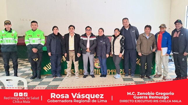 RIS Chilca Mala participa en reunión del Comité Provincial de Salud, en la Provincia de Yauyos