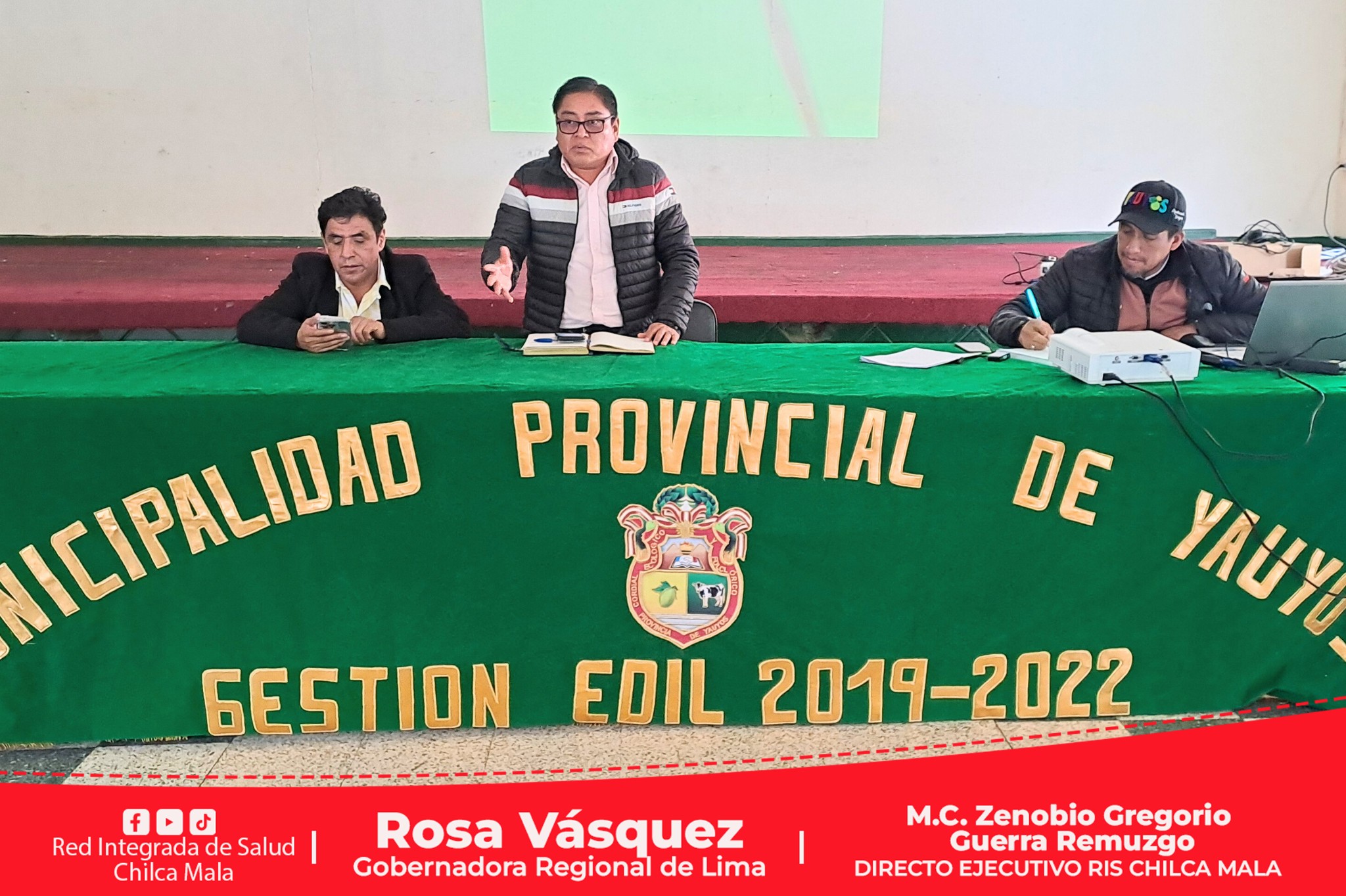 RIS Chilca Mala participa en reunión del Comité Provincial de Salud, en la Provincia de Yauyos