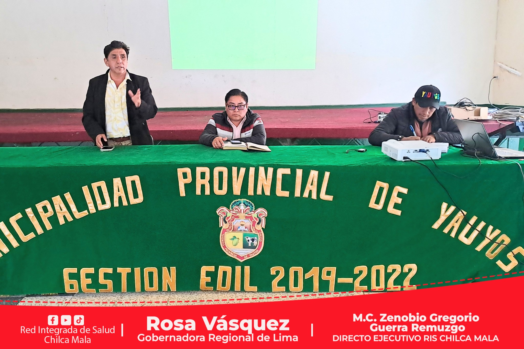 RIS Chilca Mala participa en reunión del Comité Provincial de Salud, en la Provincia de Yauyos
