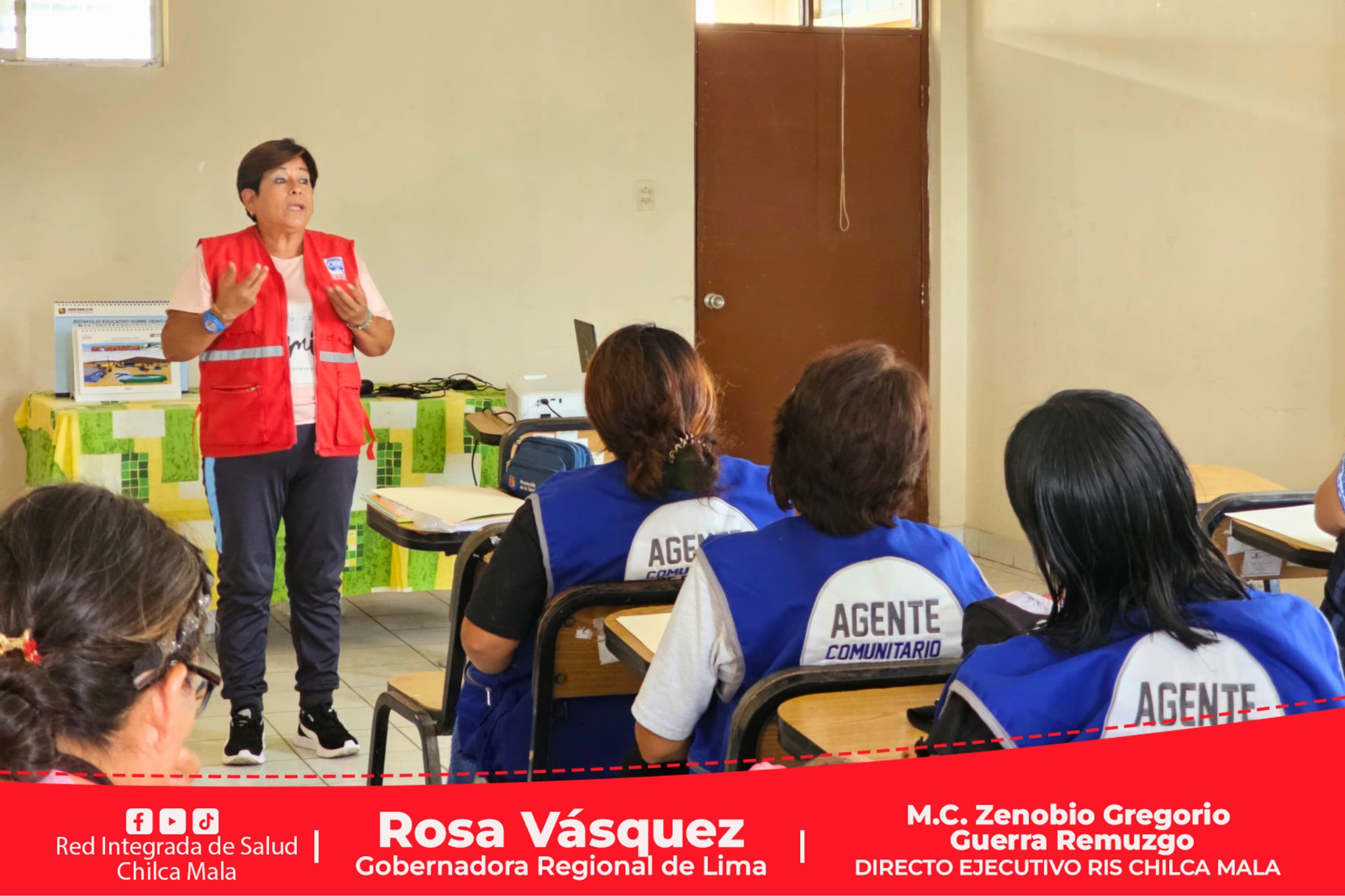 RIS Chilca Mala capacita a Agentes Comunitarios con estrategias antidengue en Mala