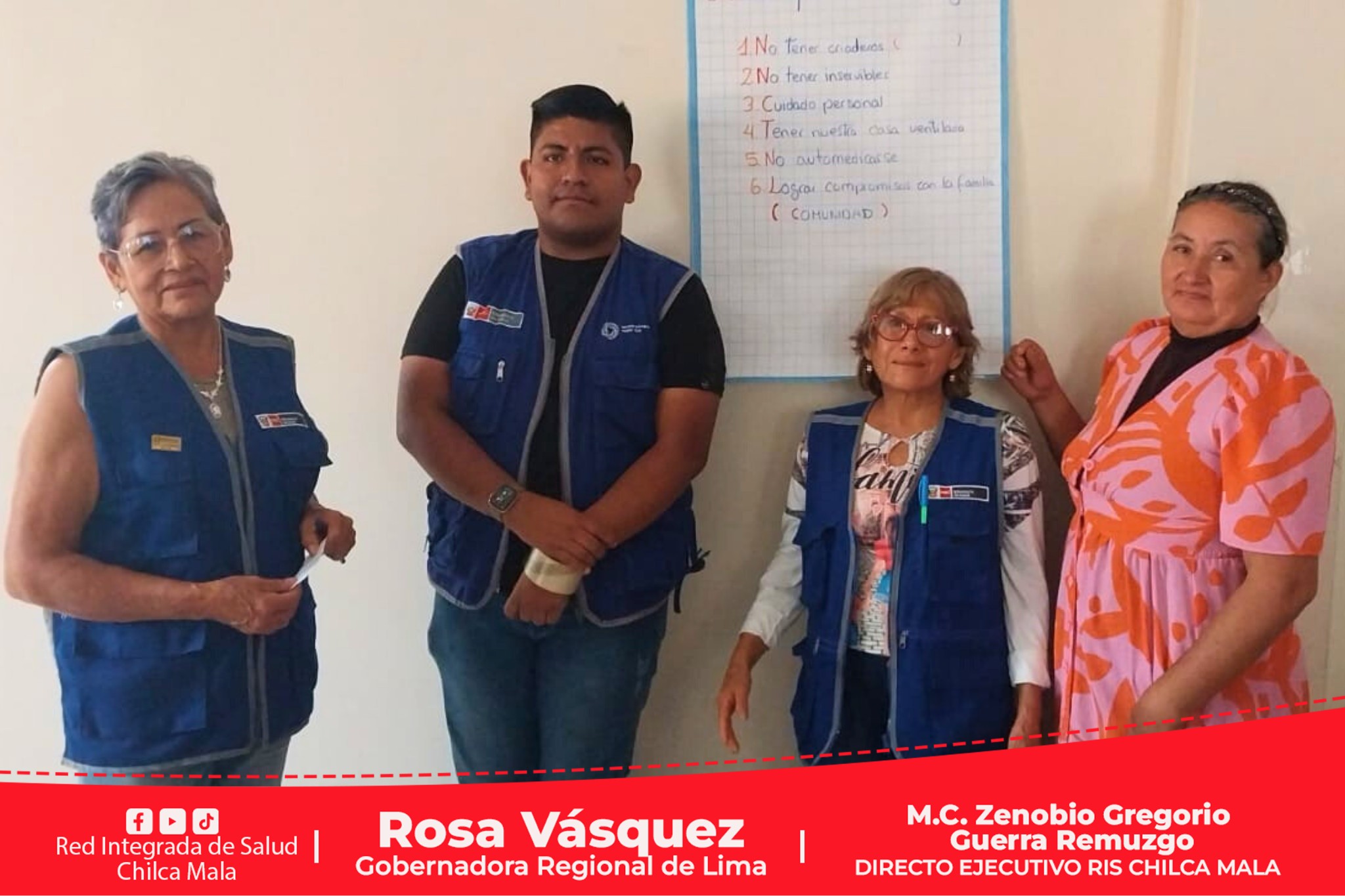RIS Chilca Mala capacita a Agentes Comunitarios con estrategias antidengue en Mala