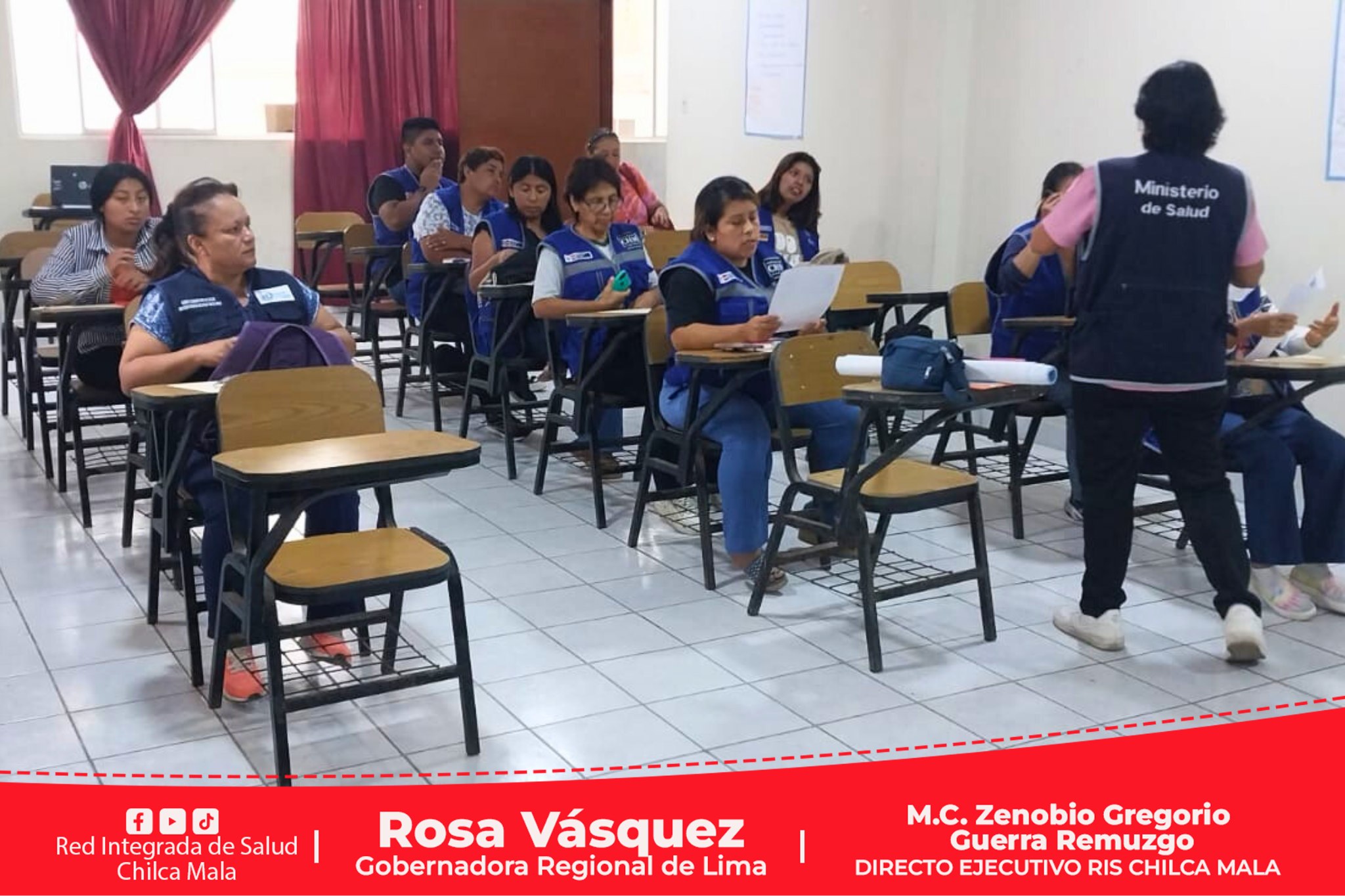 RIS Chilca Mala capacita a Agentes Comunitarios con estrategias antidengue en Mala